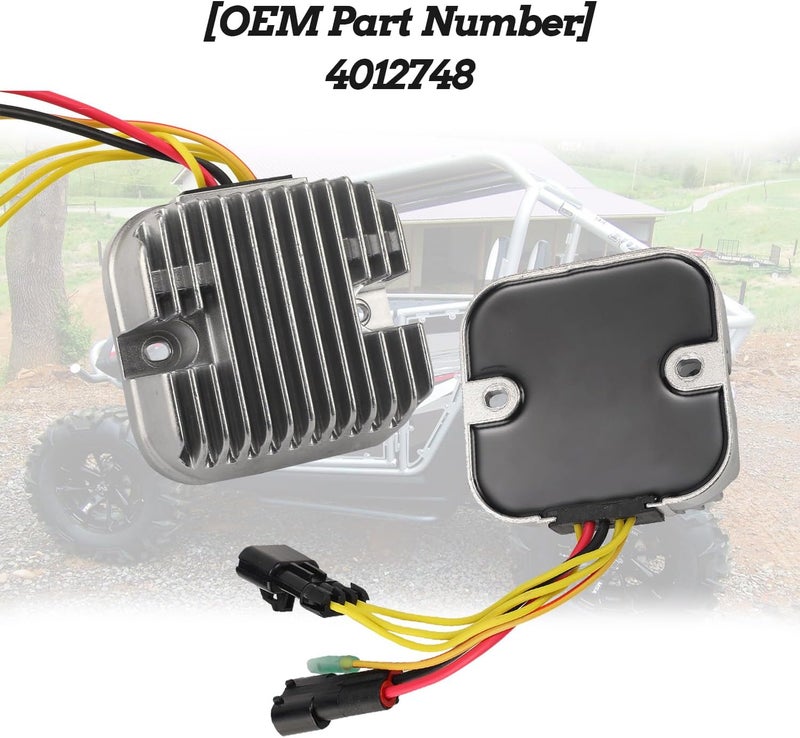 MOTOBULL 4012748 Voltage Regulator Rectifier Compatible With Polaris Ranger 500 800, RZR 800 EFI, Sportsman 500 800, 2010 2011 2012 2013 2014 - Image 3